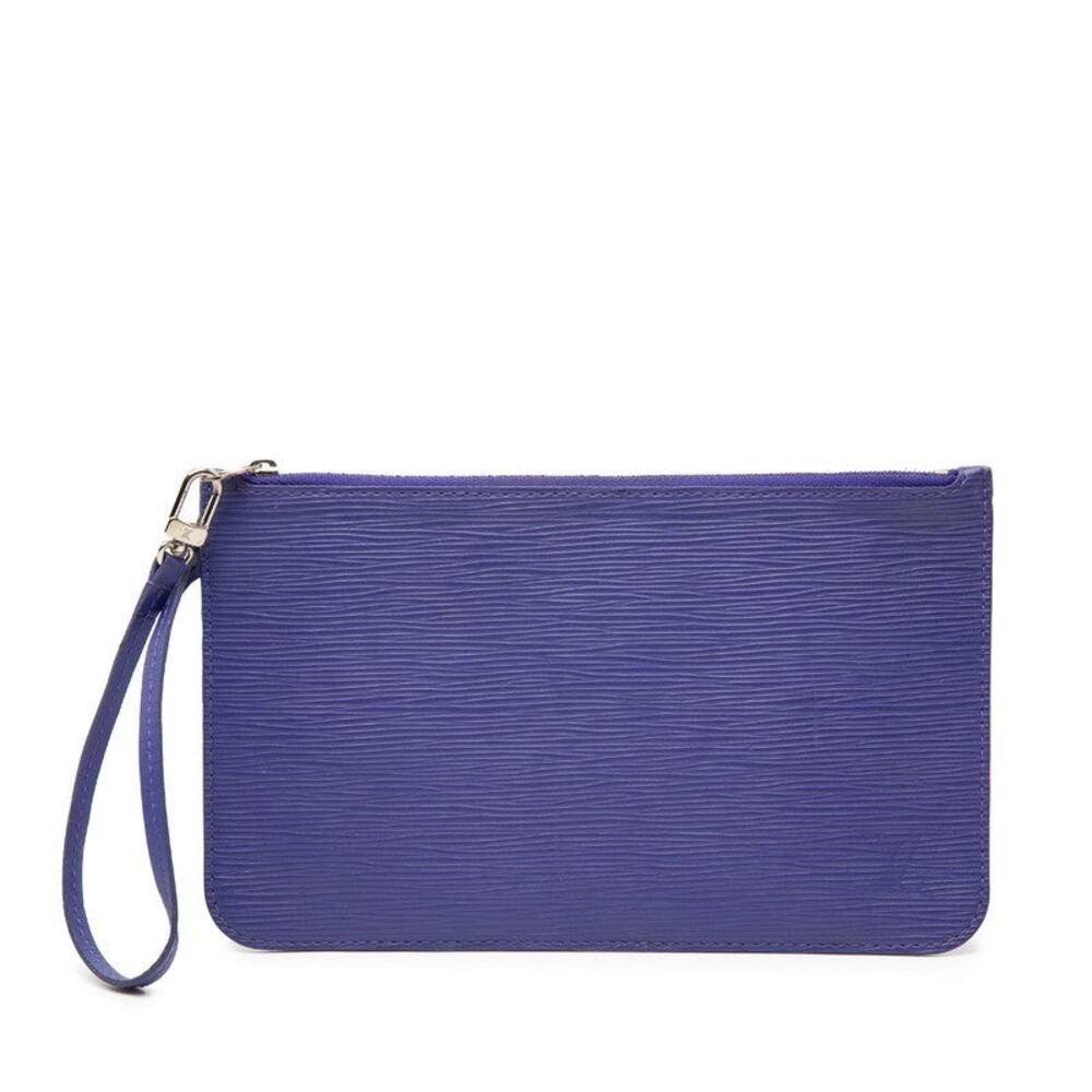Louis Vuitton Epi Neverfull Pouch Fig Purple